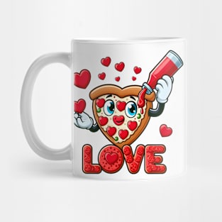 Valentine's Cartoon Delights T-Shirt Mug